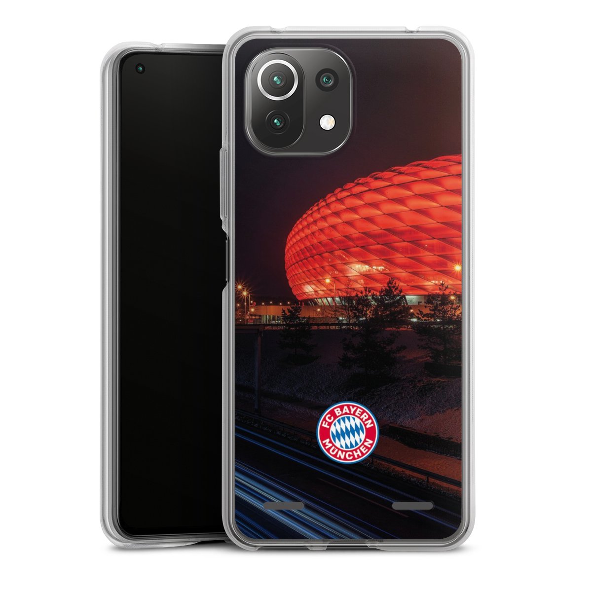 Allianz Arena bei Nacht FCB