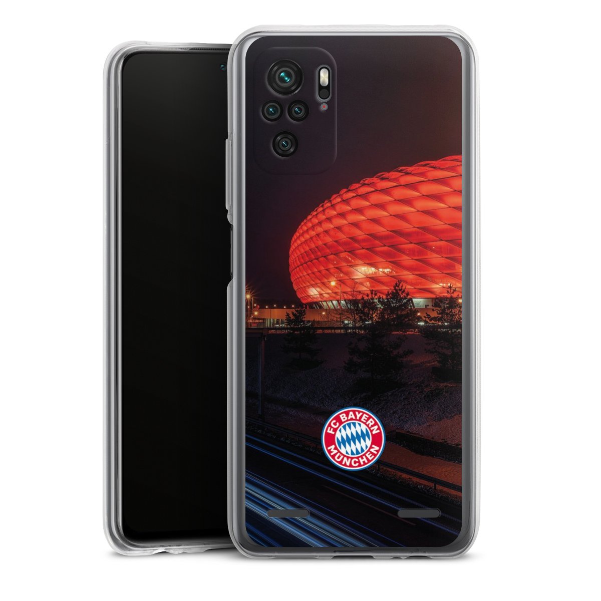 Allianz Arena bei Nacht FCB