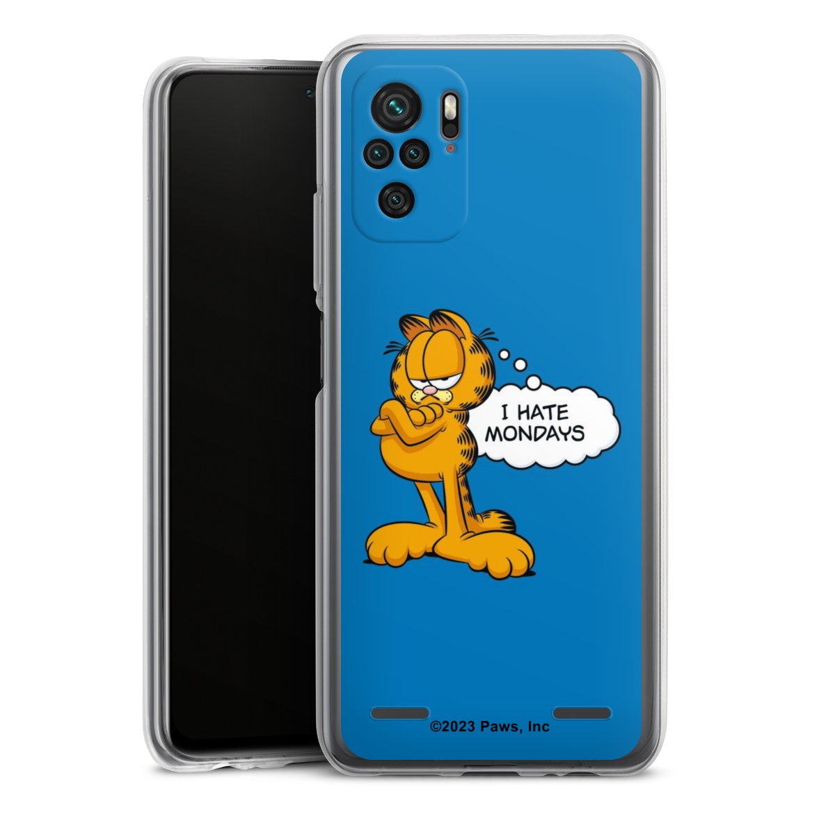 Garfield Ik haat maandagen blauw