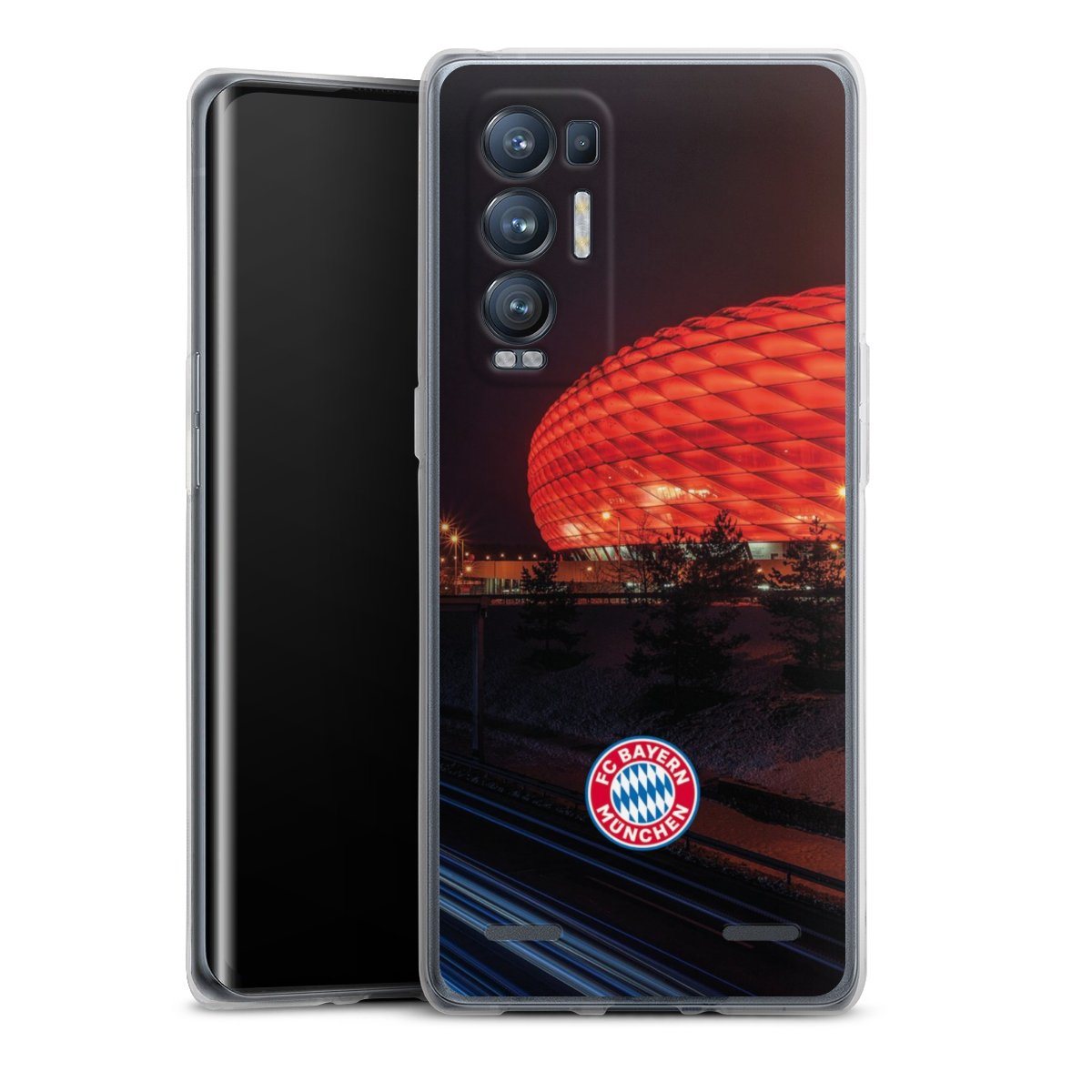 Allianz Arena bei Nacht FCB