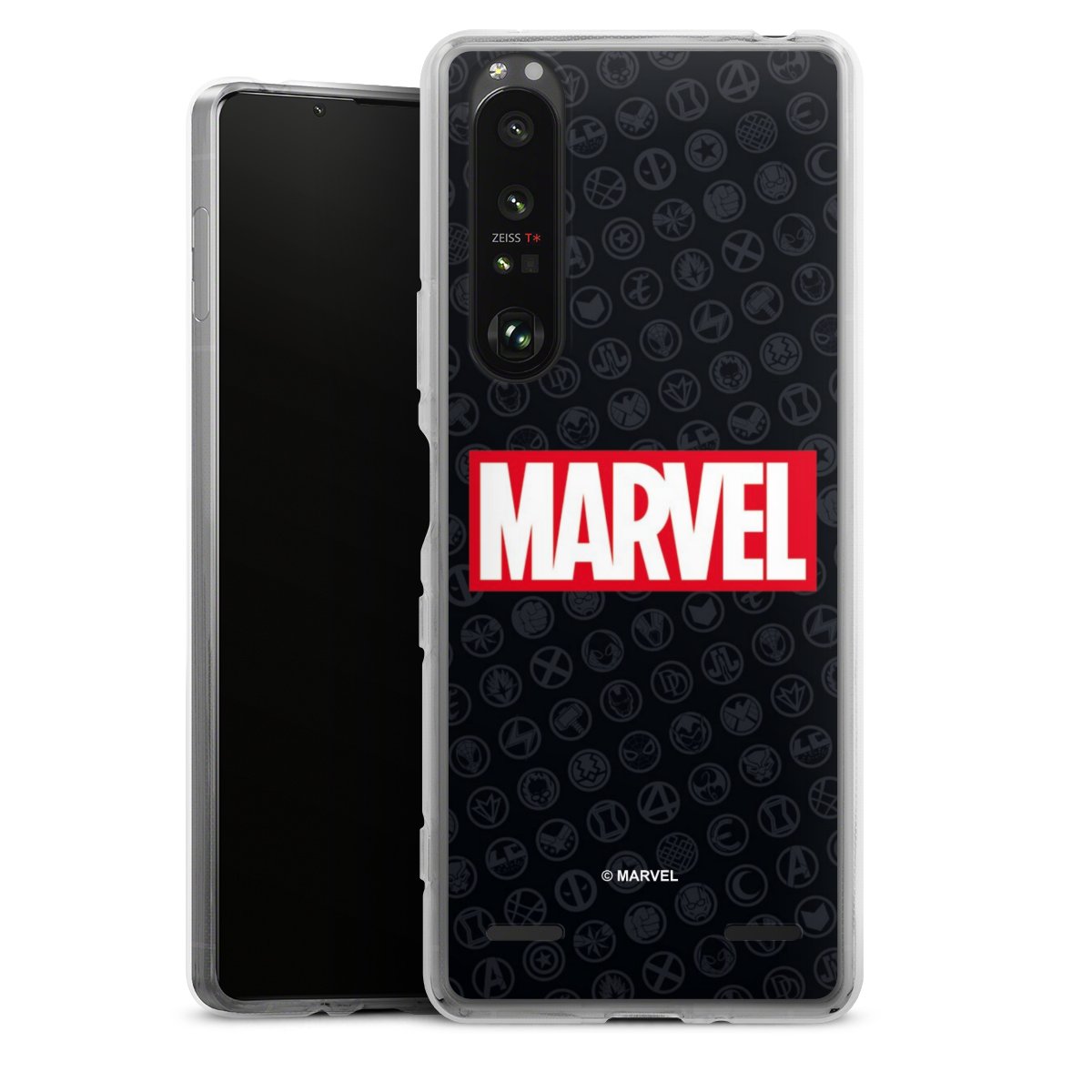 Marvel Logo Black Red 