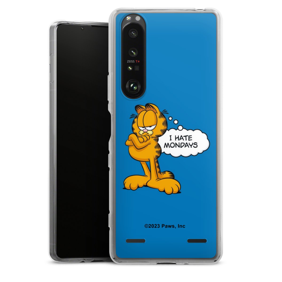 Garfield Ik haat maandagen blauw