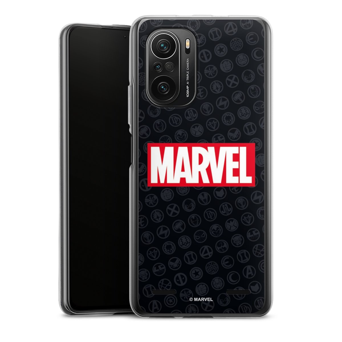 Marvel Logo Black Red 