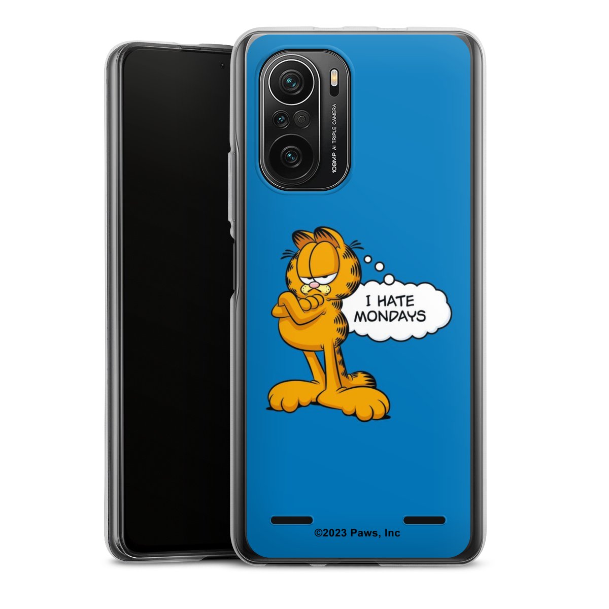 Garfield Ik haat maandagen blauw