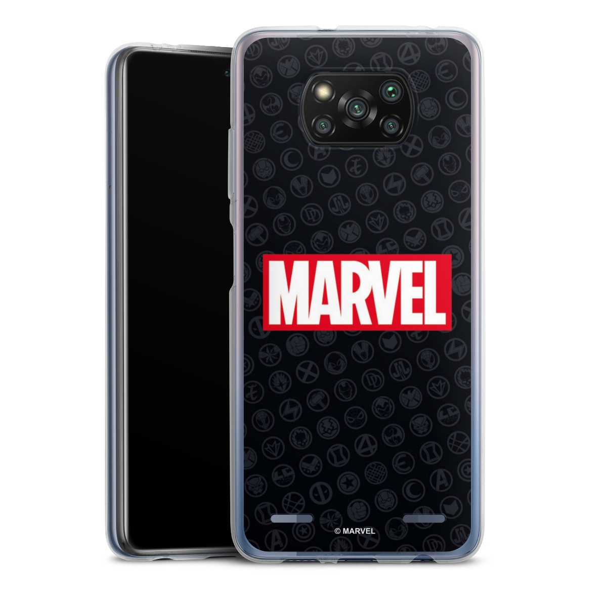 Marvel Logo Black Red 