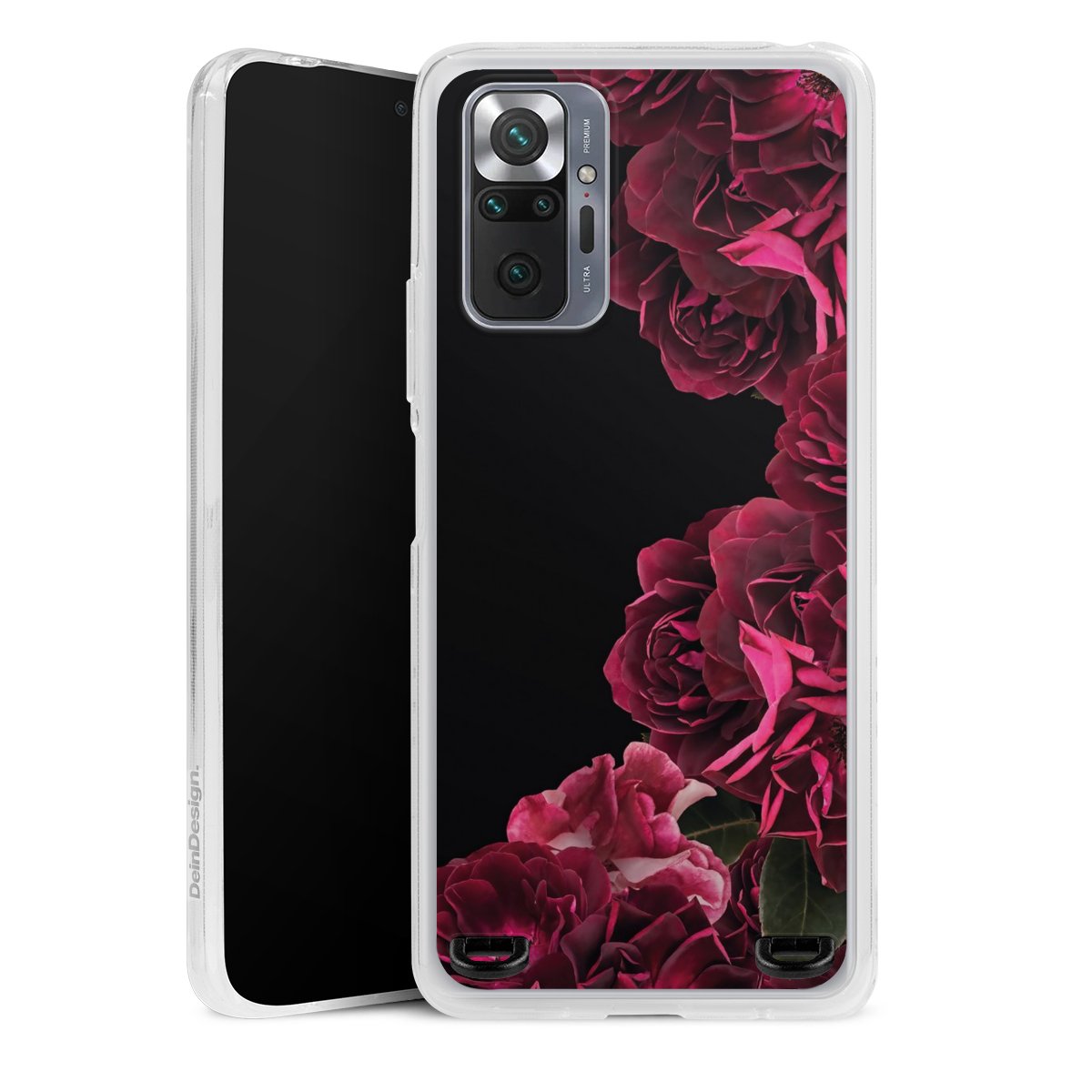 Rose vintage su nero