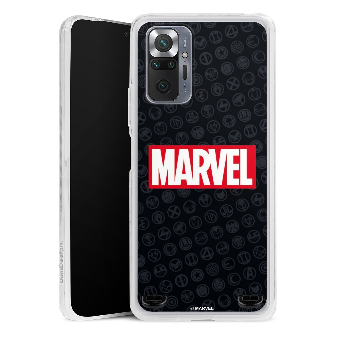 Marvel Logo Black Red 