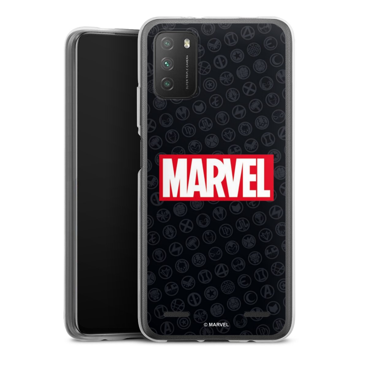 Marvel Logo Black Red 