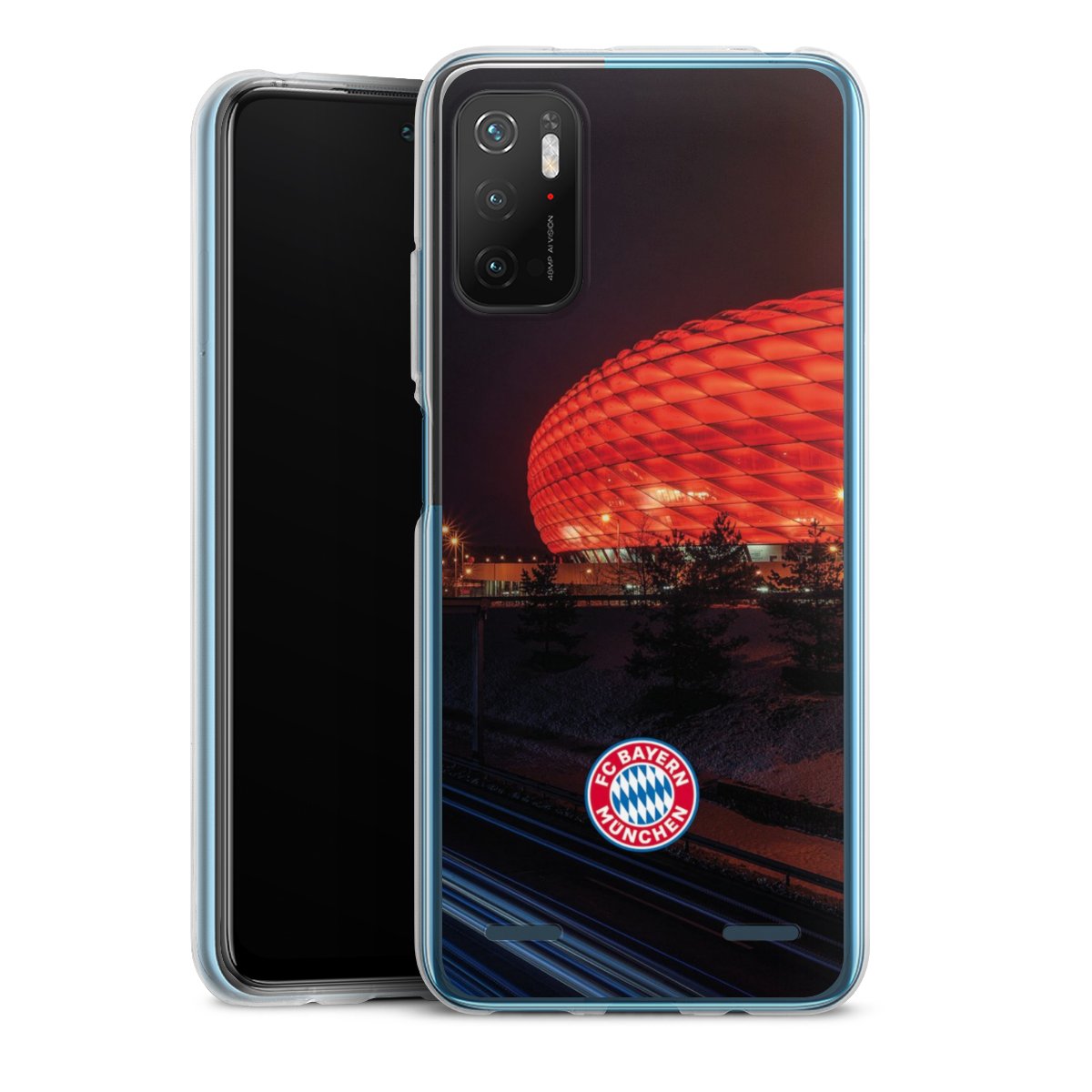 Allianz Arena bei Nacht FCB