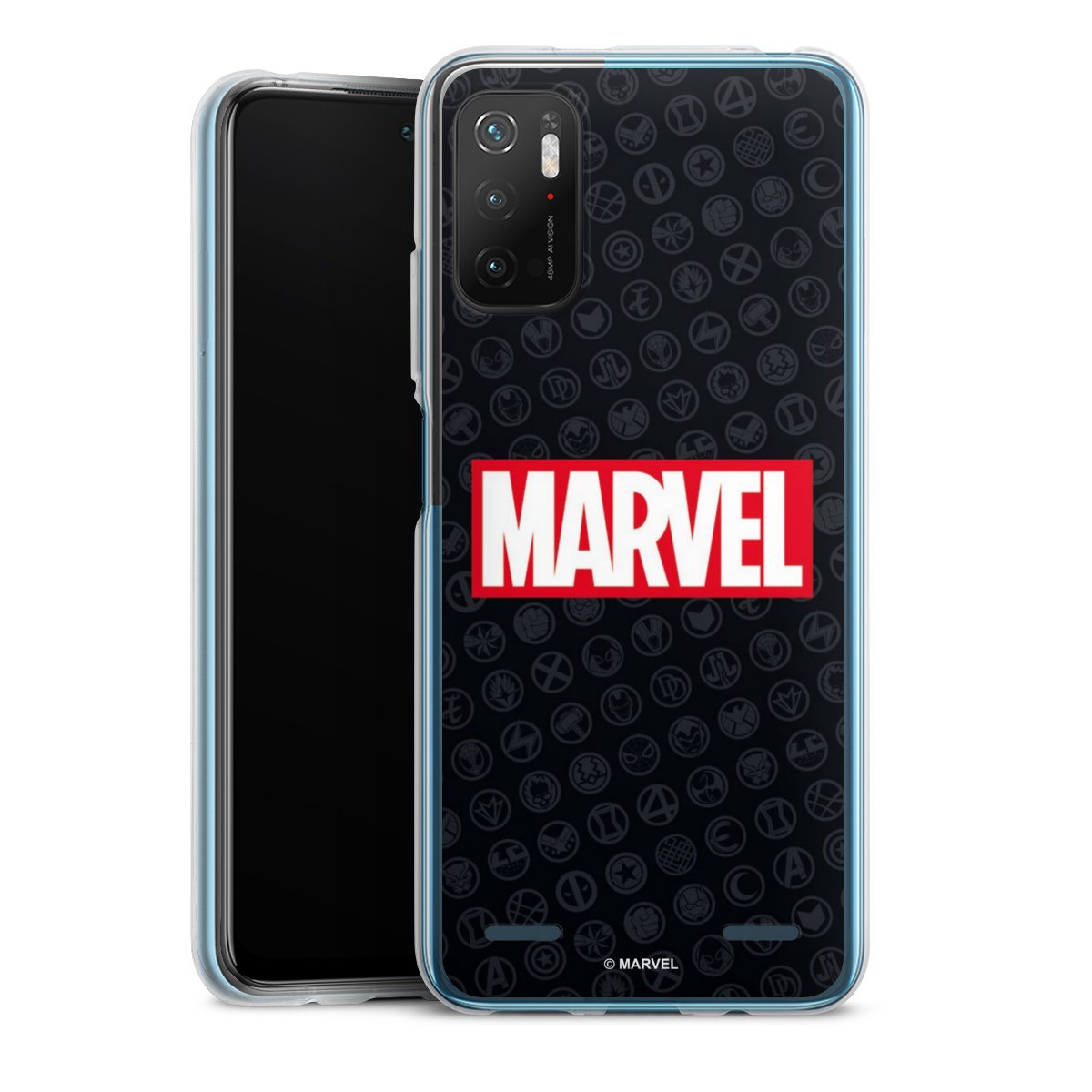 Marvel Logo Black Red 