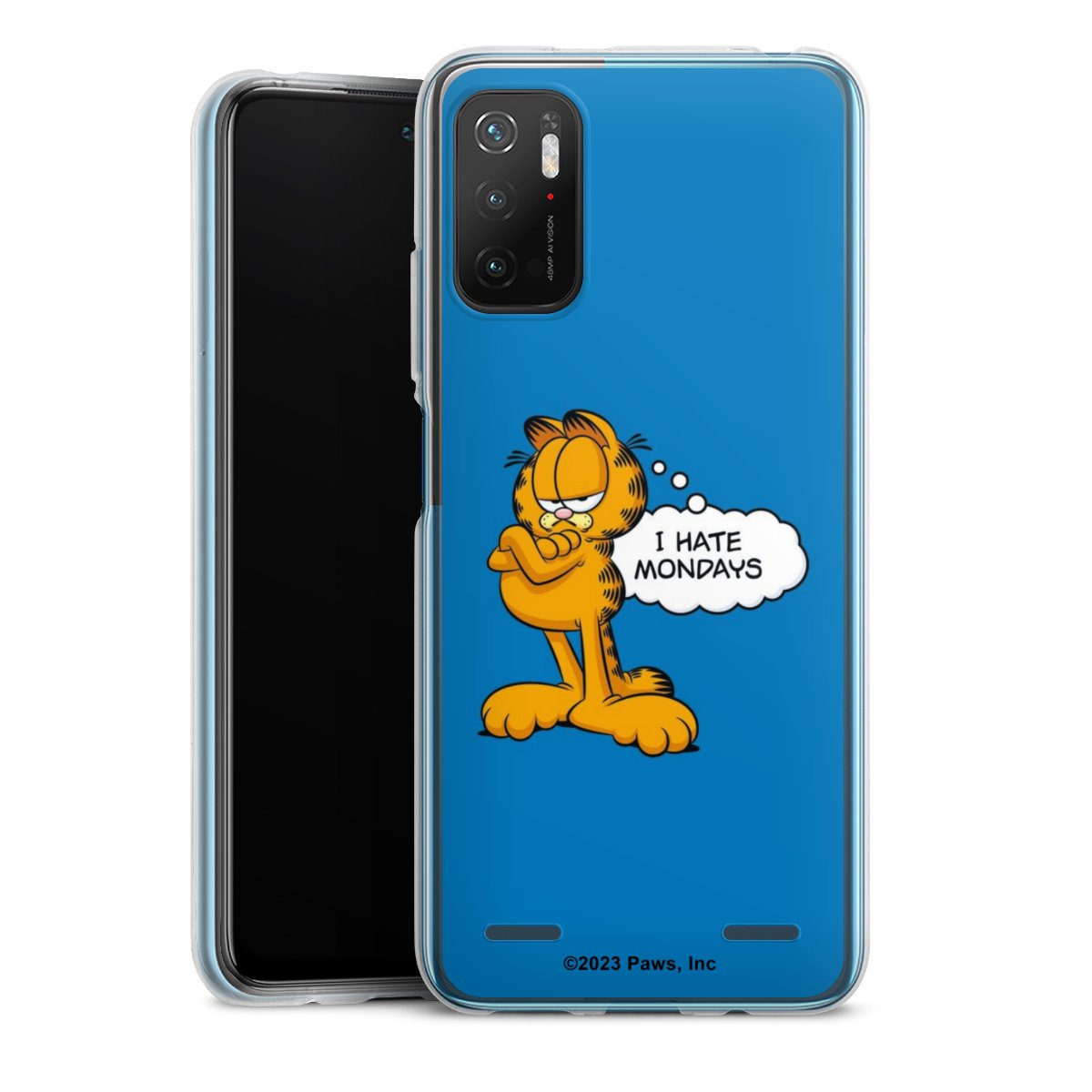 Garfield Ik haat maandagen blauw