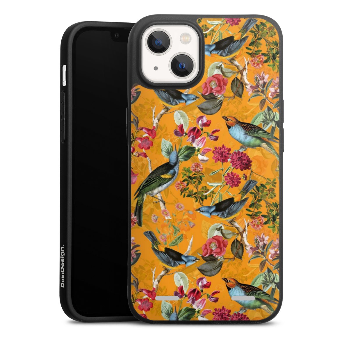 Vogels Bloemen Behang