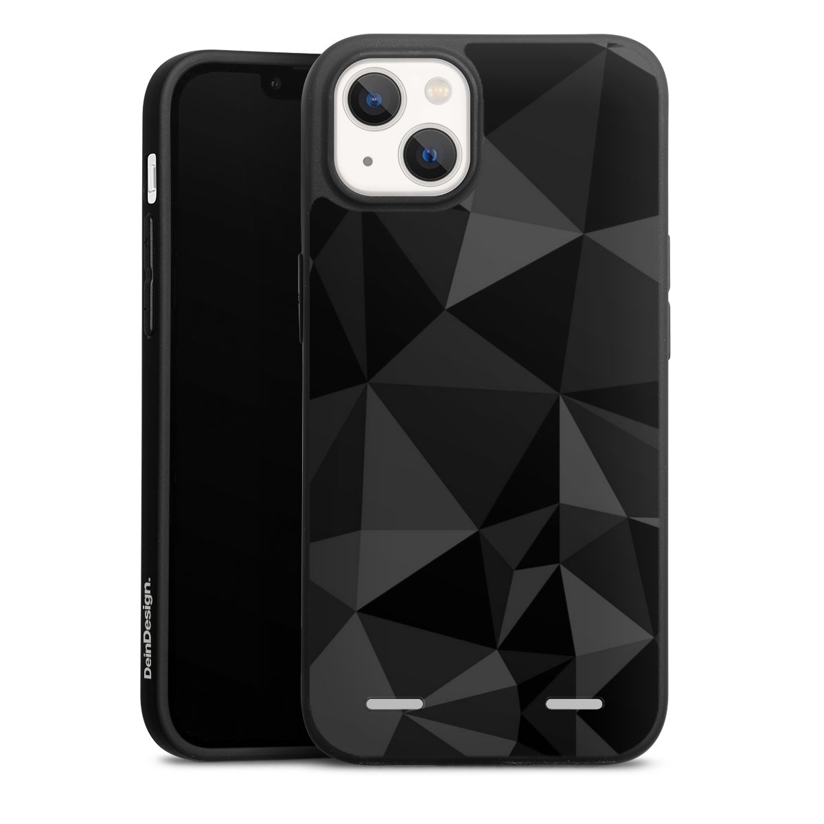 Motif Polygone Noir