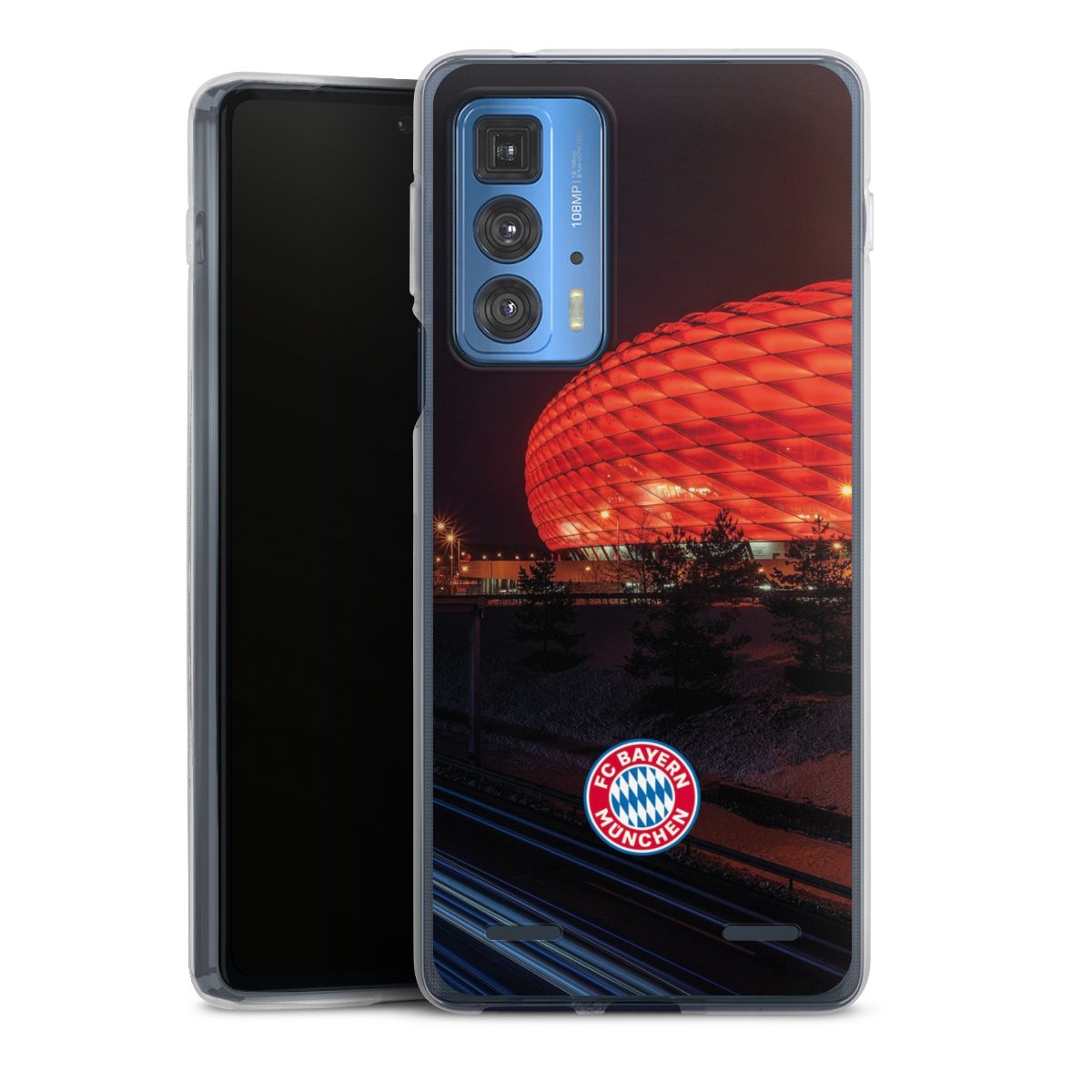 Allianz Arena bei Nacht FCB