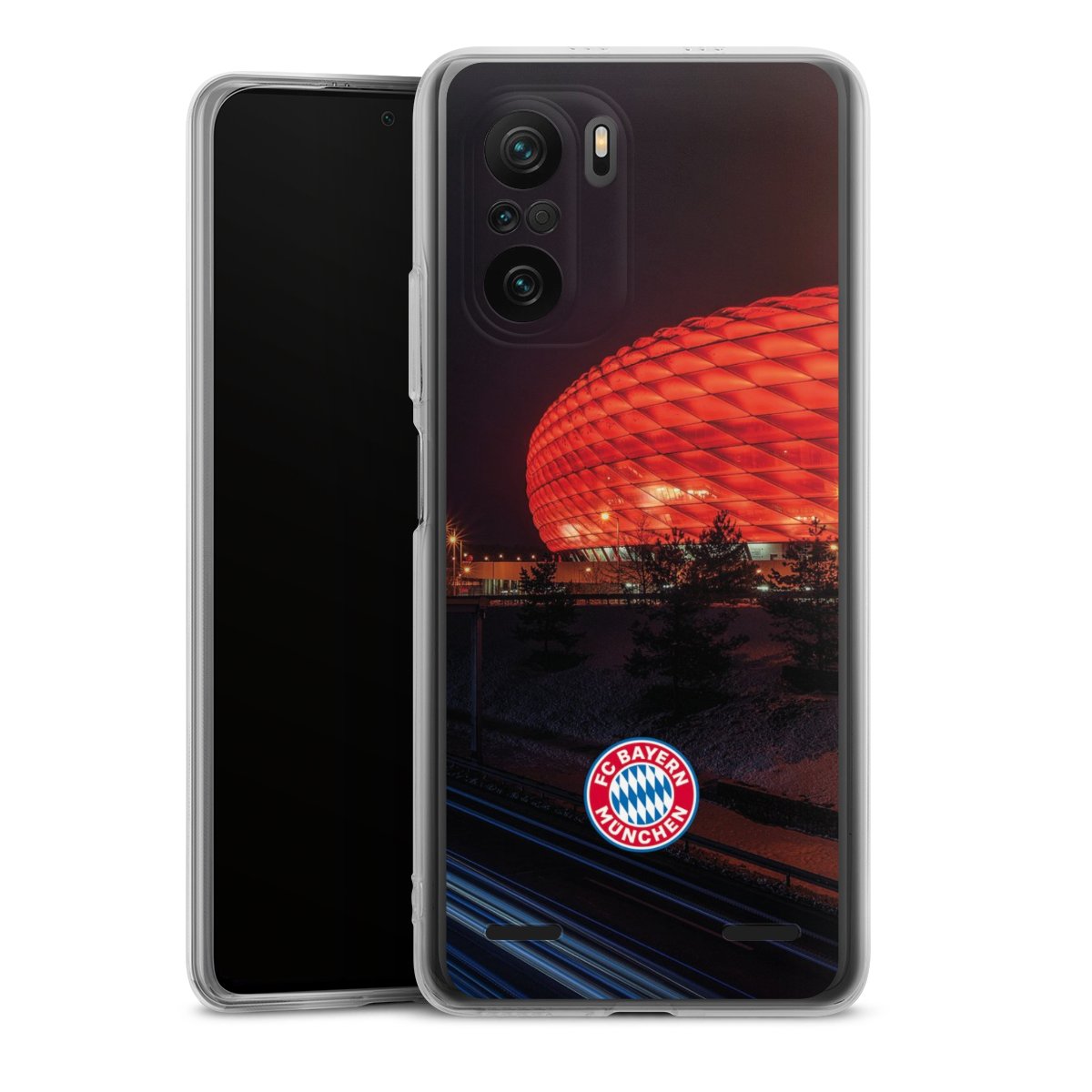 Allianz Arena bei Nacht FCB