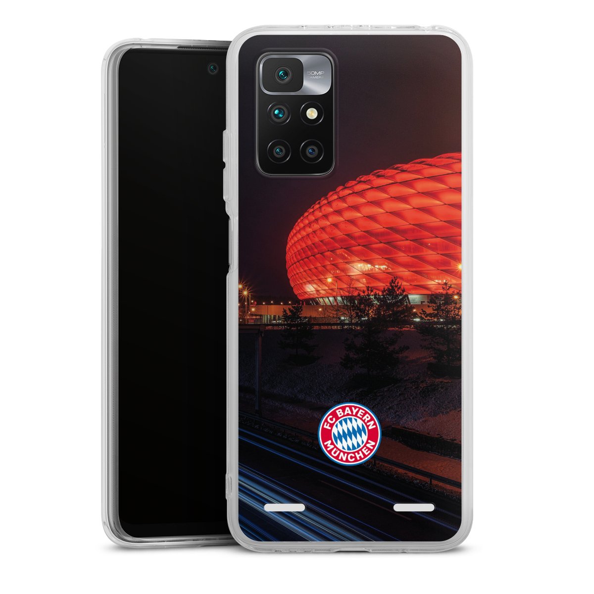 Allianz Arena bei Nacht FCB