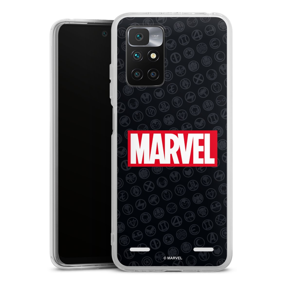 Marvel Logo Black Red 