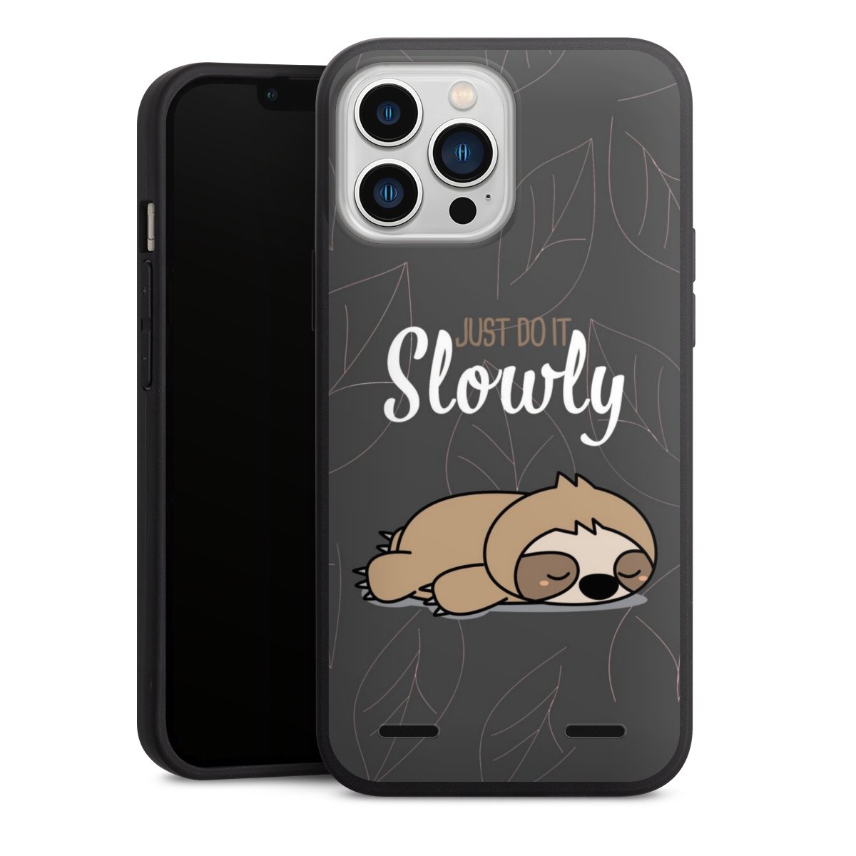Just Do It Slowly Sloth Grey