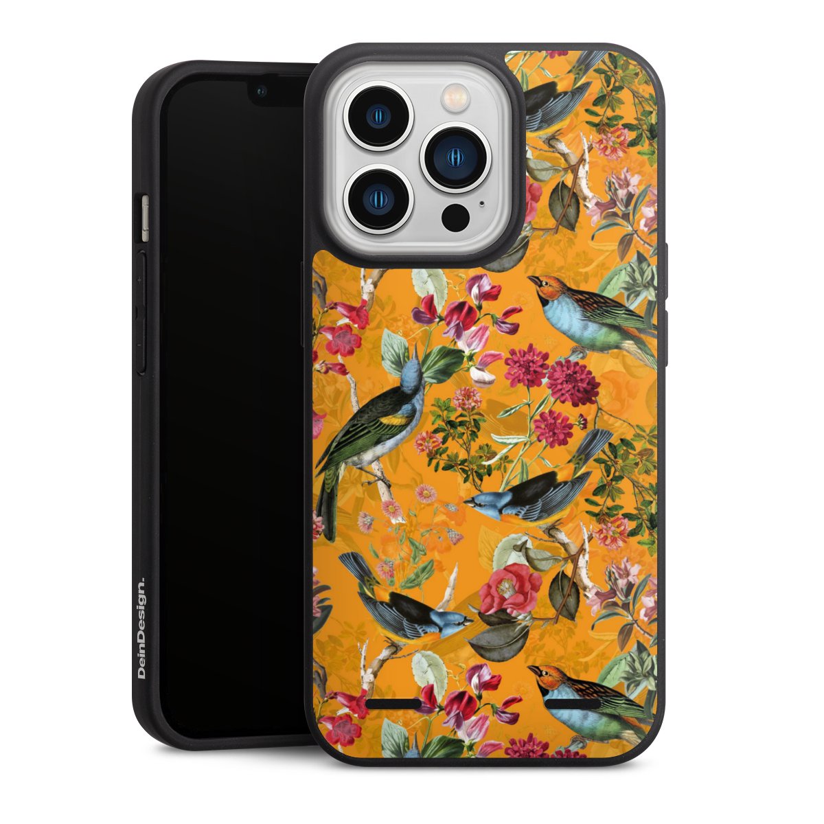 Vogels Bloemen Behang