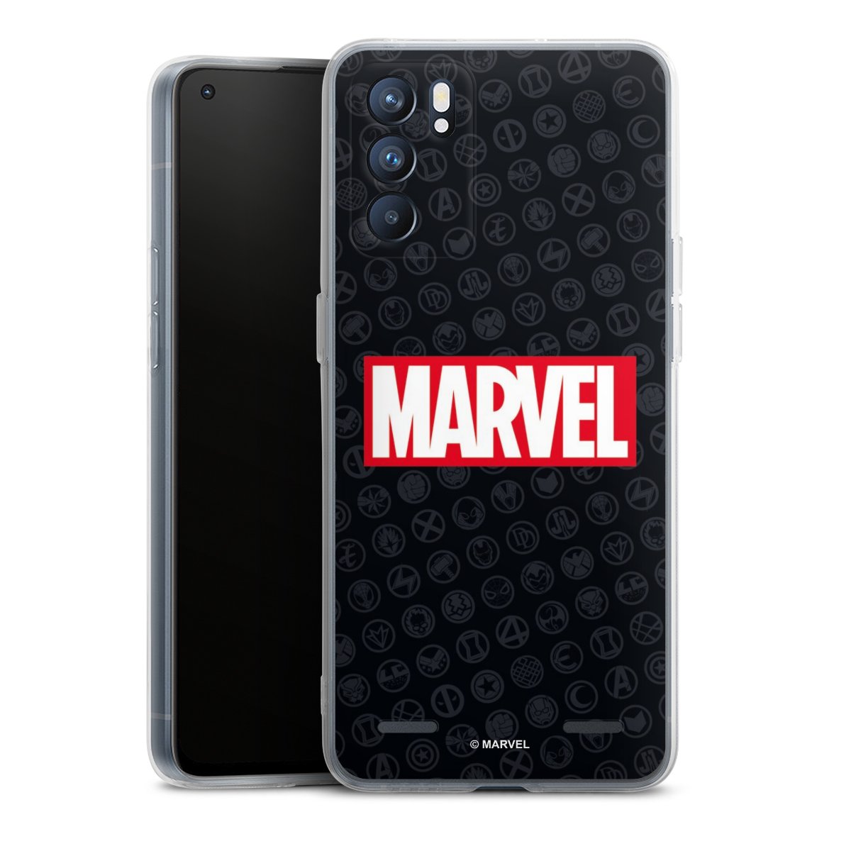 Marvel Logo Black Red 