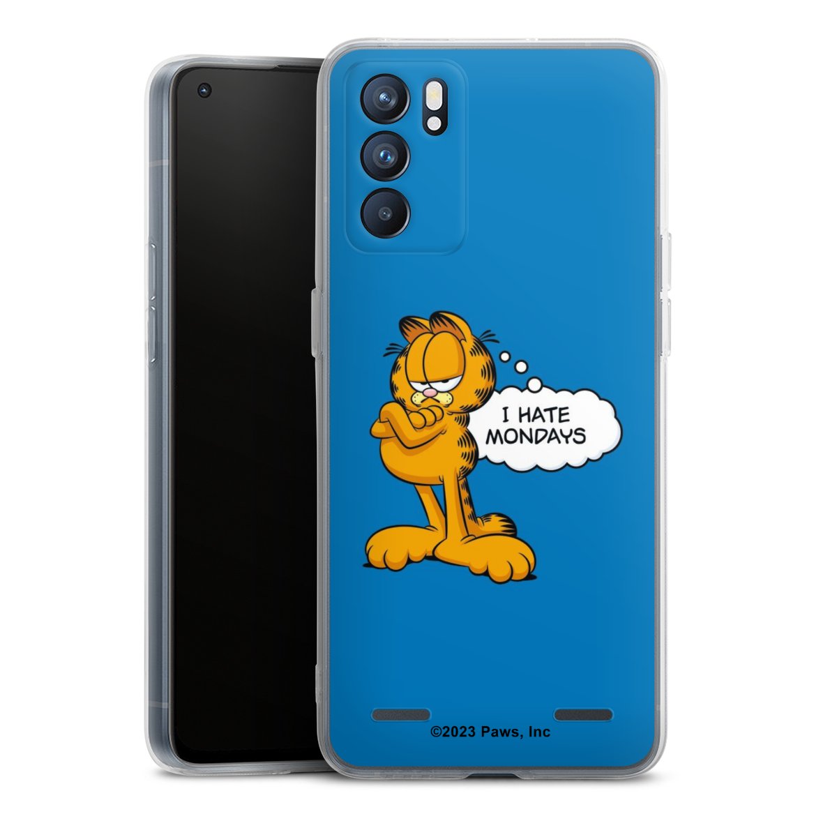 Garfield Ik haat maandagen blauw