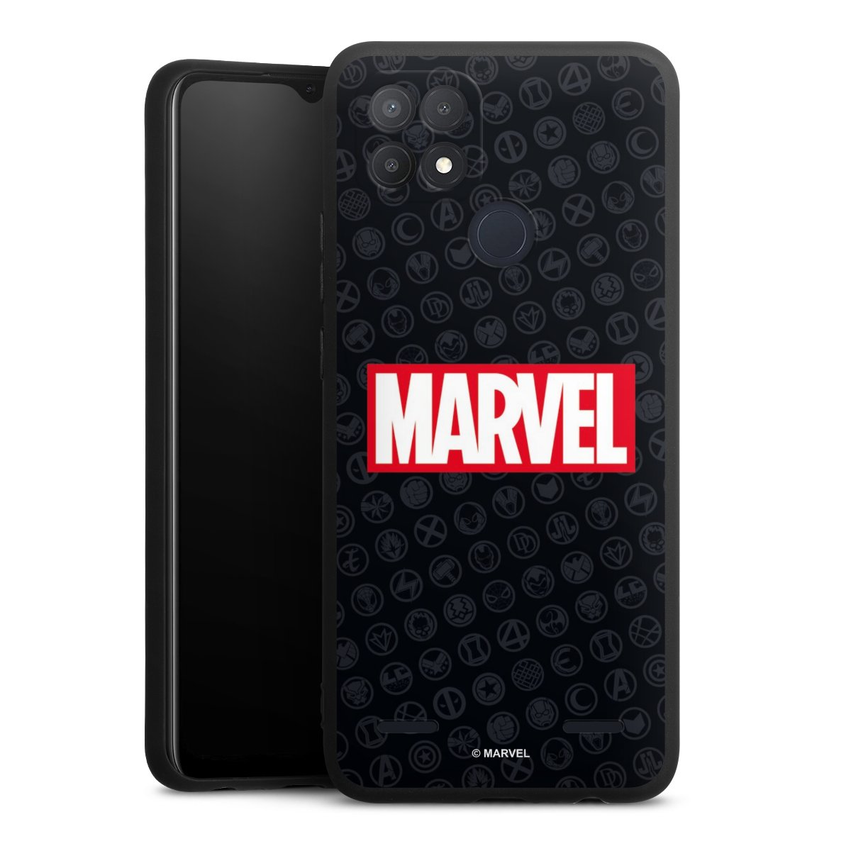 Marvel Logo Black Red 