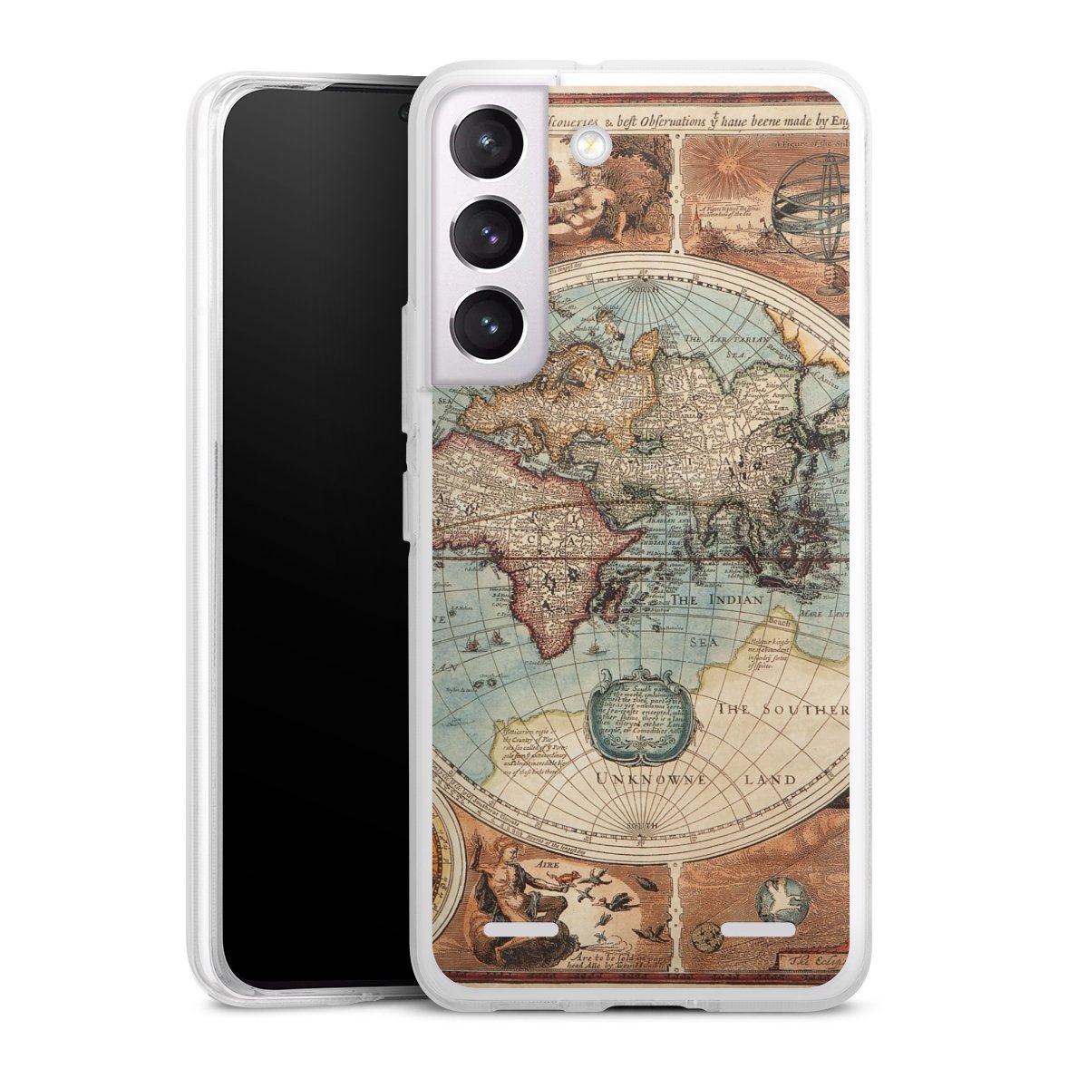 Mappa del mondo vintage