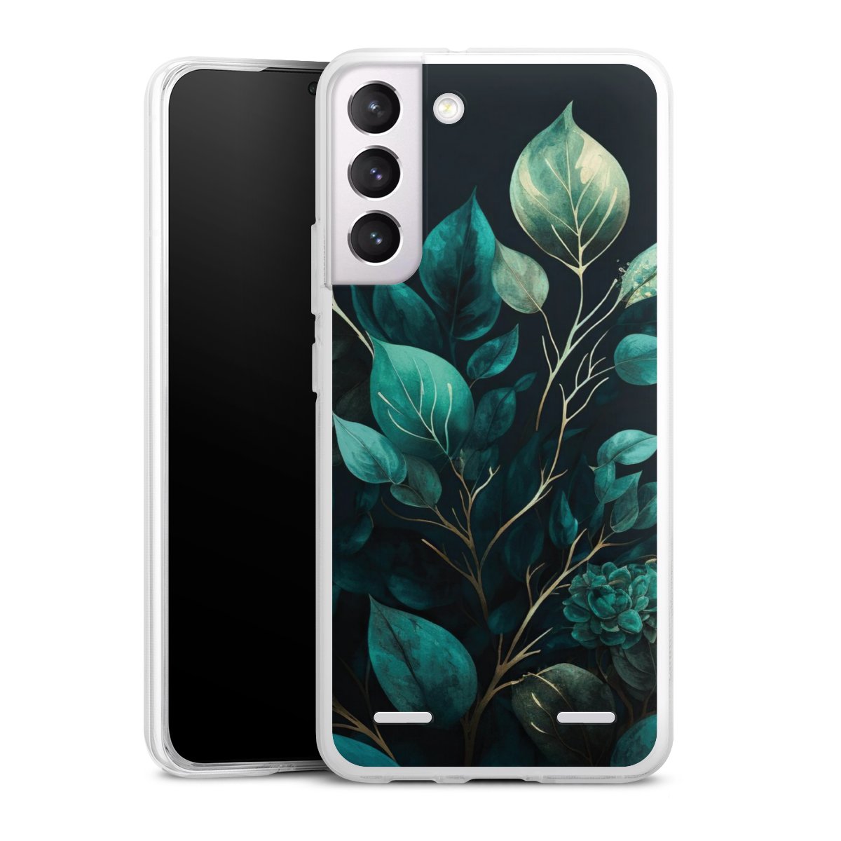 Eukalyptus dunkler Hintergrund