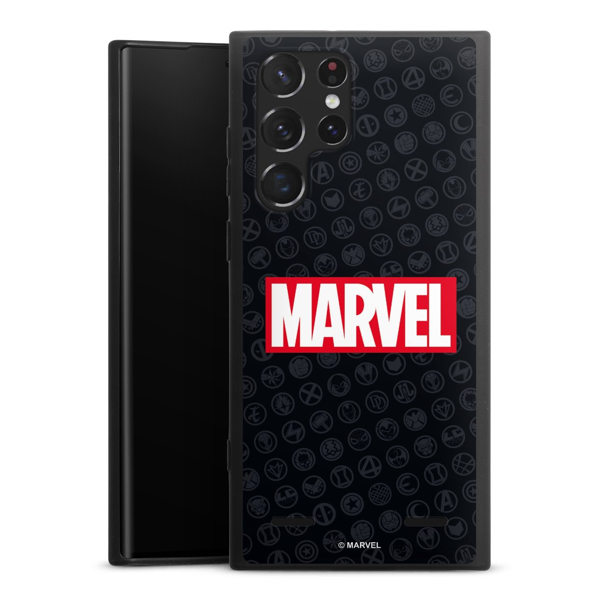 Marvel Logo Black Red 