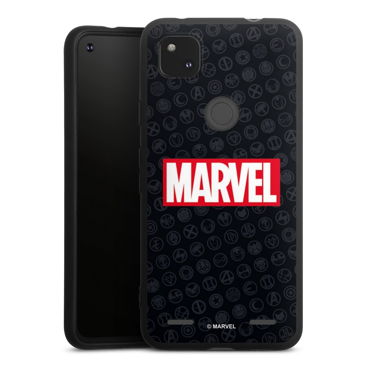 Marvel Logo Black Red 