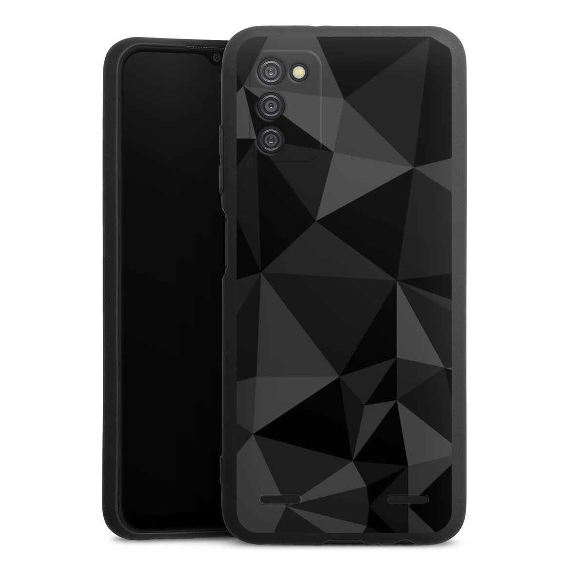 Motif Polygone Noir