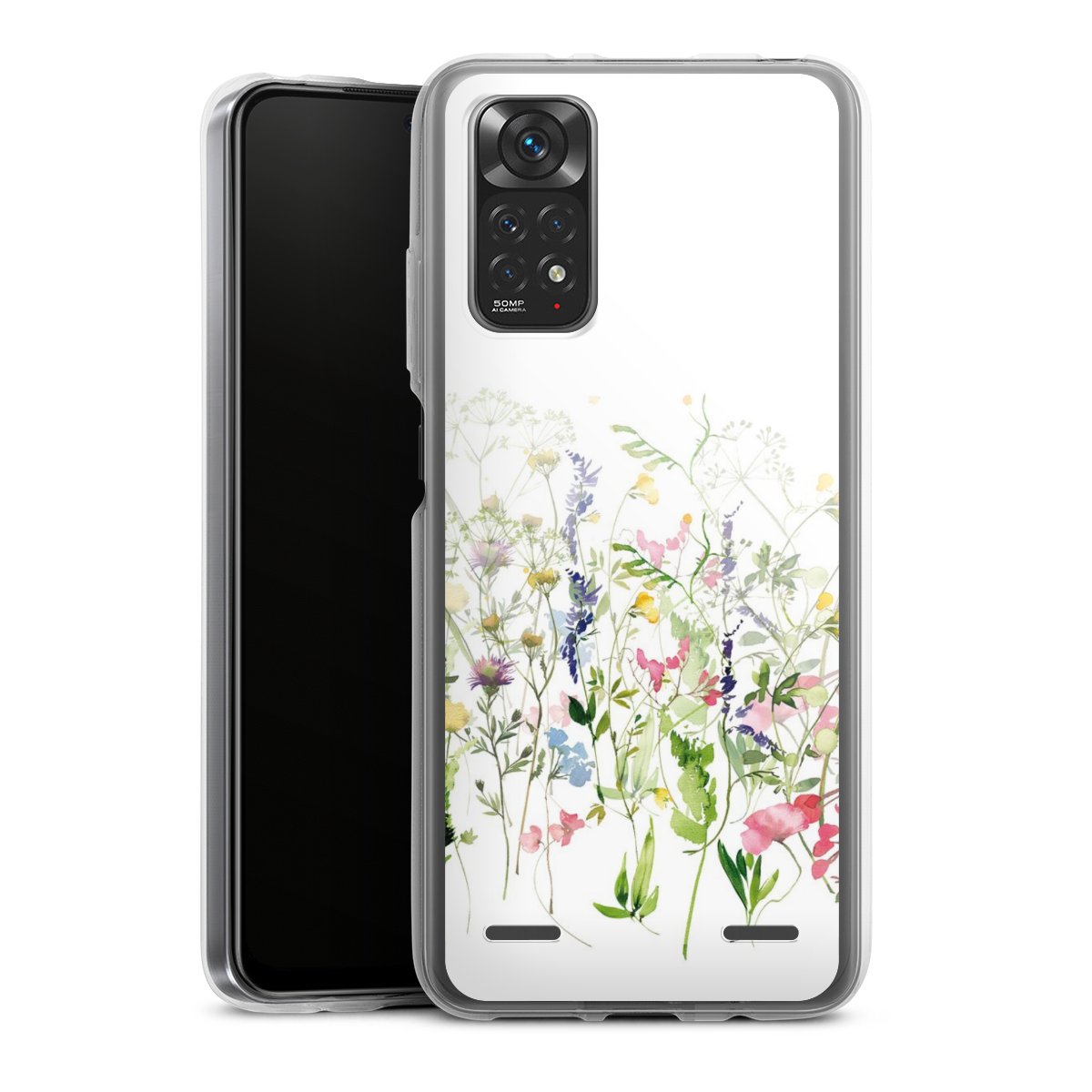 Kleurrijke lente weide bloemen