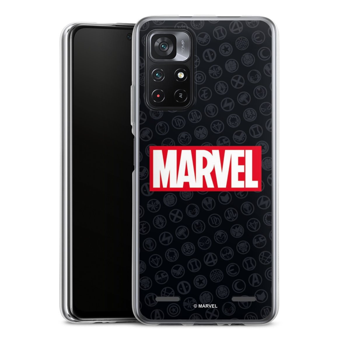 Marvel Logo Black Red 