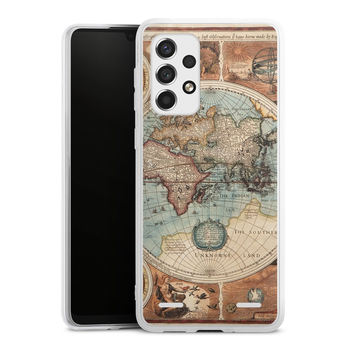 Mappa del mondo vintage