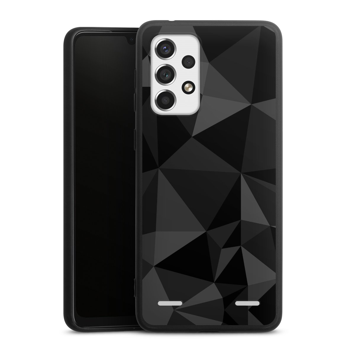 Motif Polygone Noir