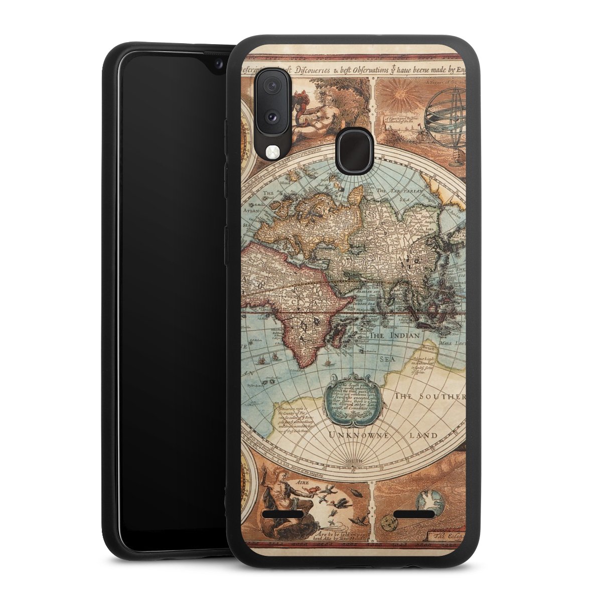 Mappa del mondo vintage