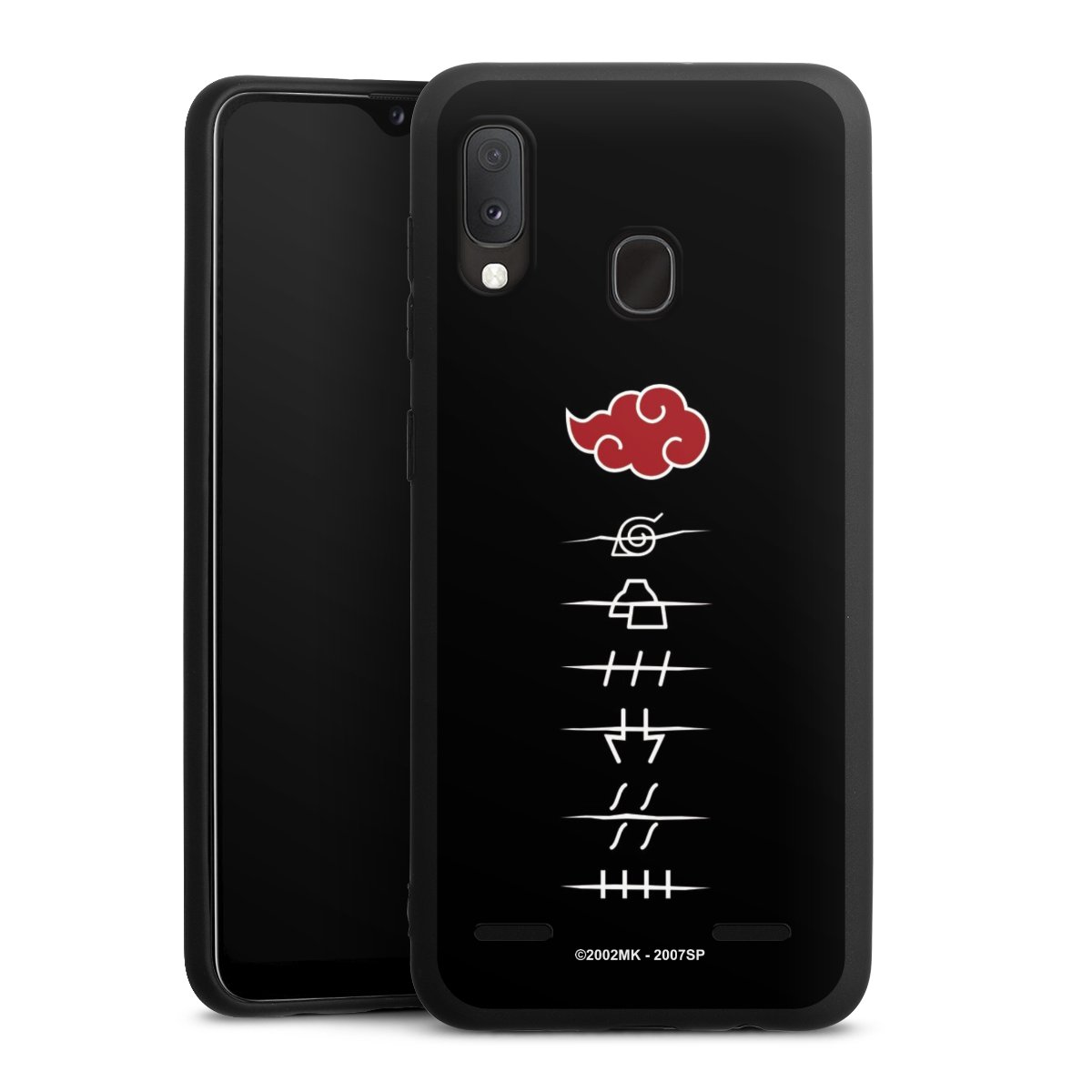 Symboles des membres de l'Akatsuki noirs