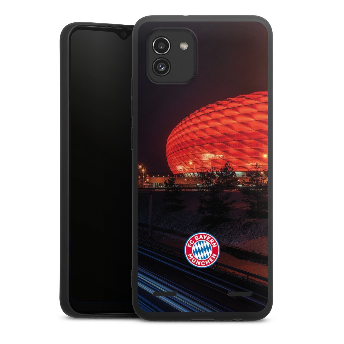 Allianz Arena bei Nacht FCB