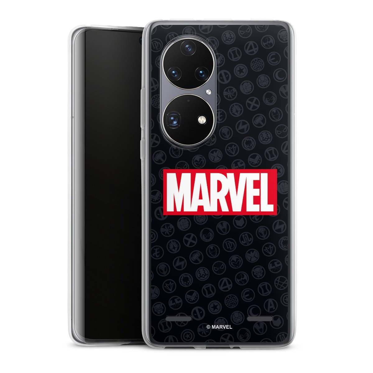 Marvel Logo Black Red 