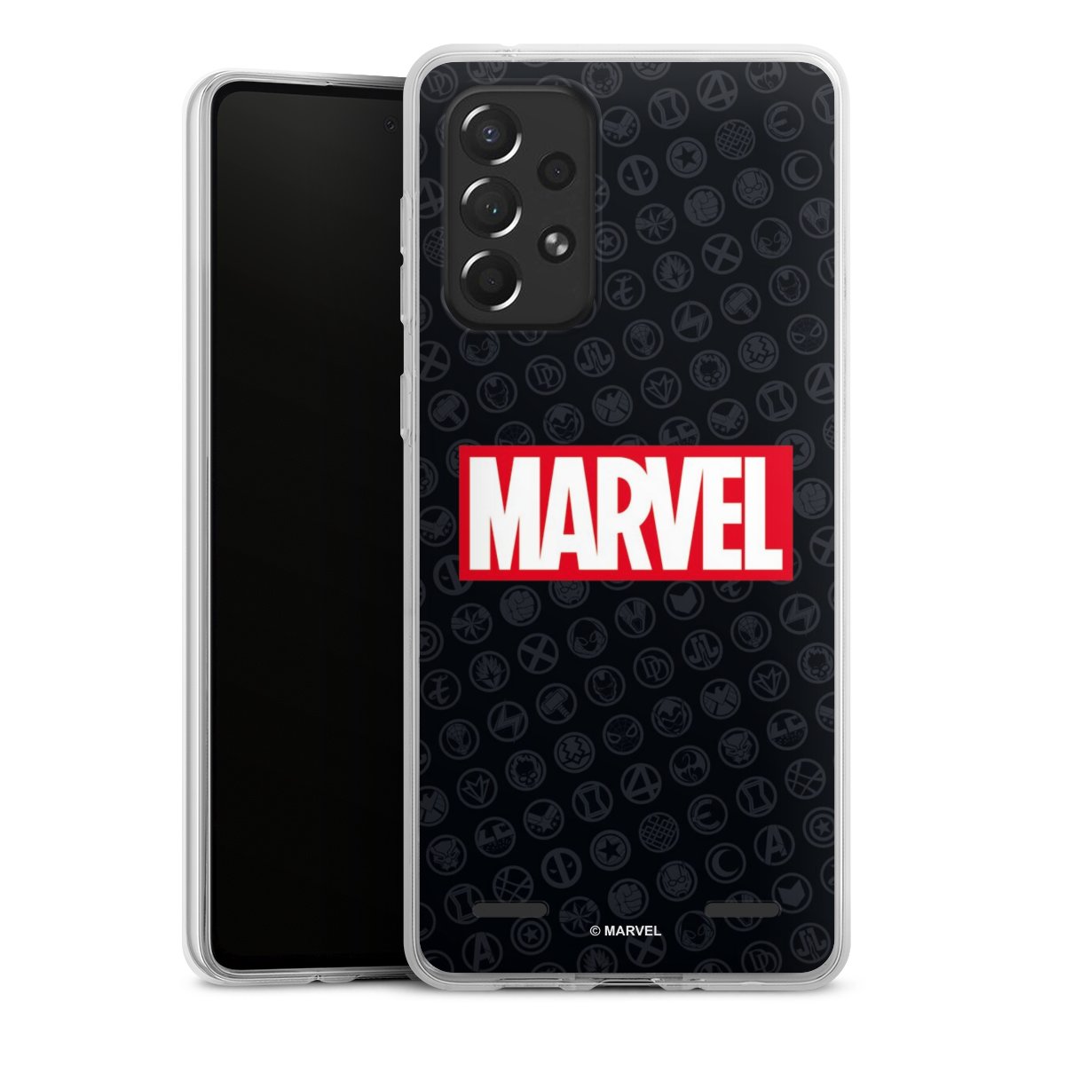 Marvel Logo Black Red 