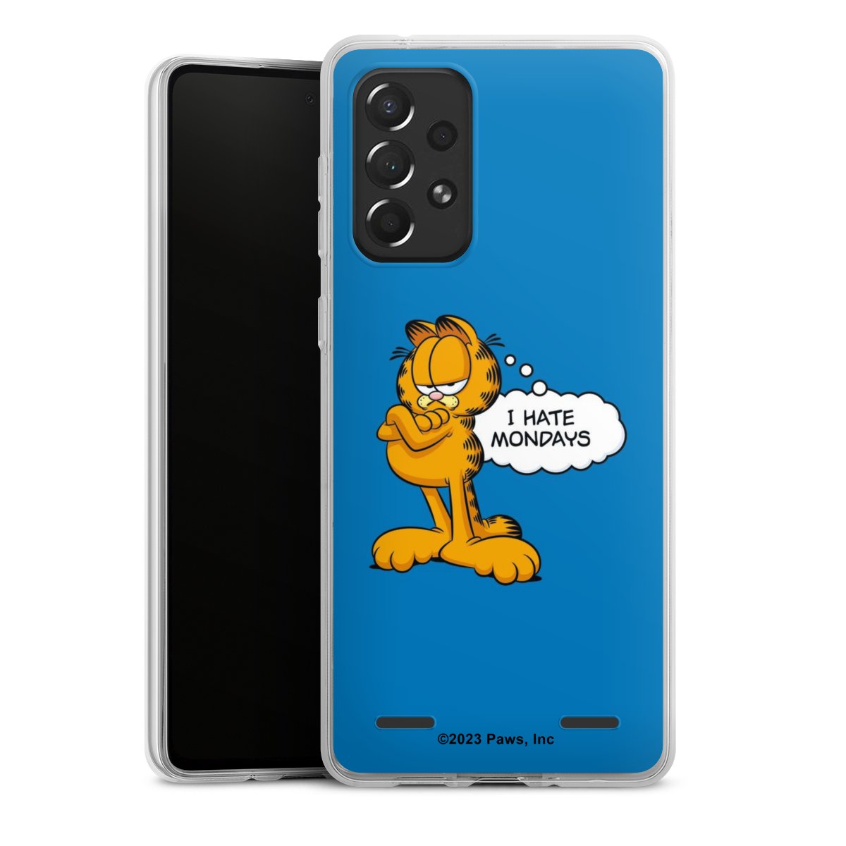 Garfield Ik haat maandagen blauw