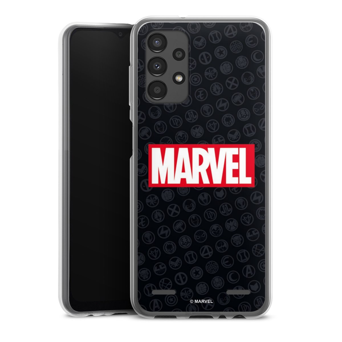 Marvel Logo Black Red 