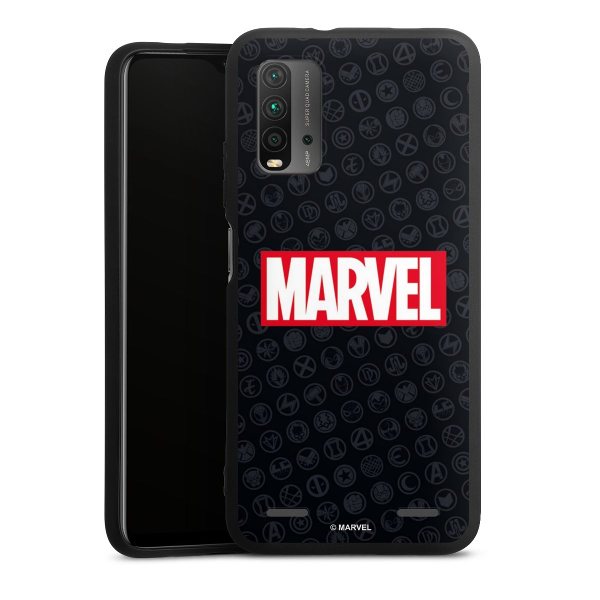 Marvel Logo Black Red 