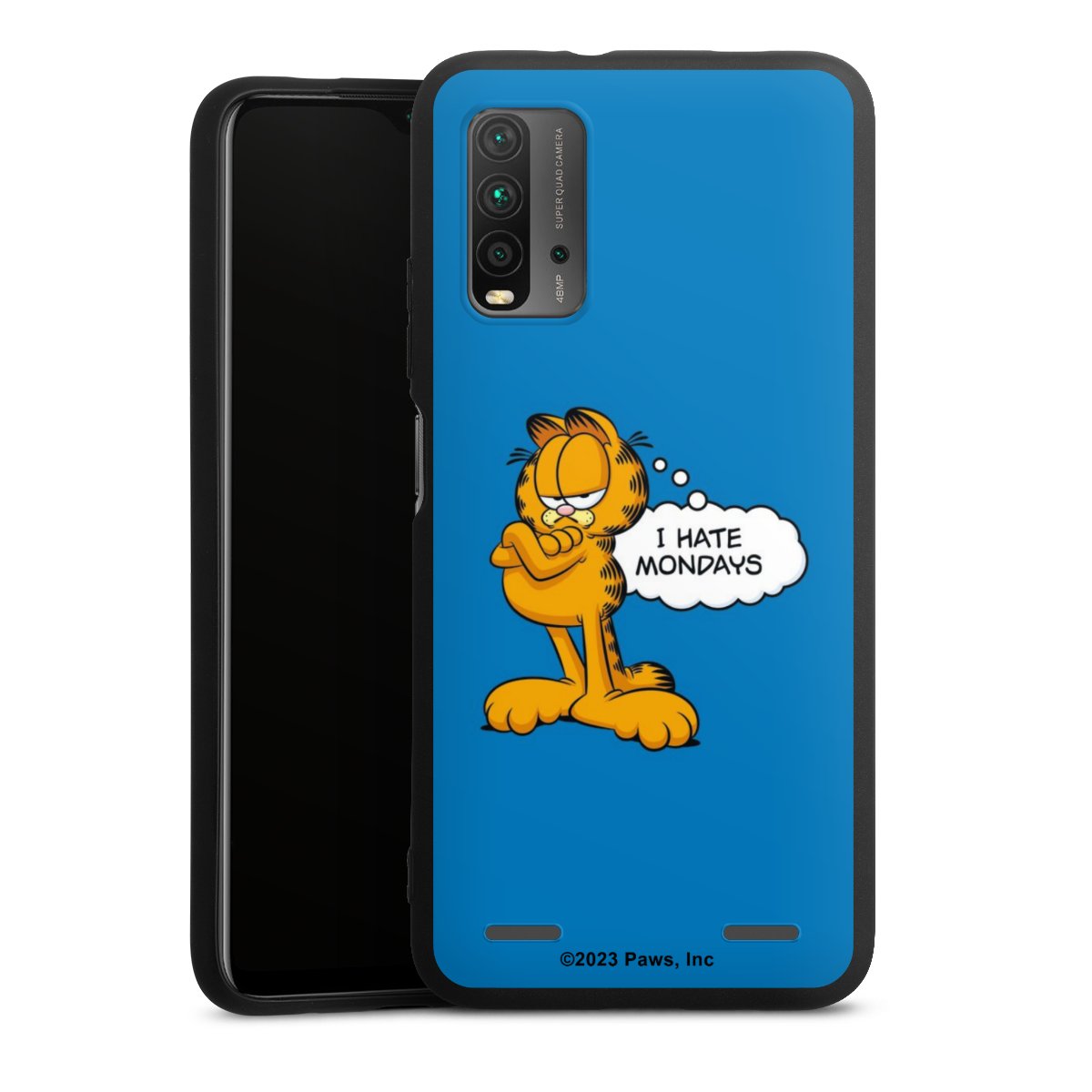 Garfield Ik haat maandagen blauw