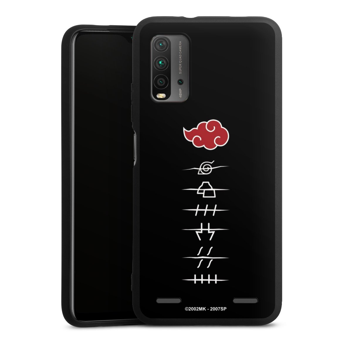 Symboles des membres de l'Akatsuki noirs