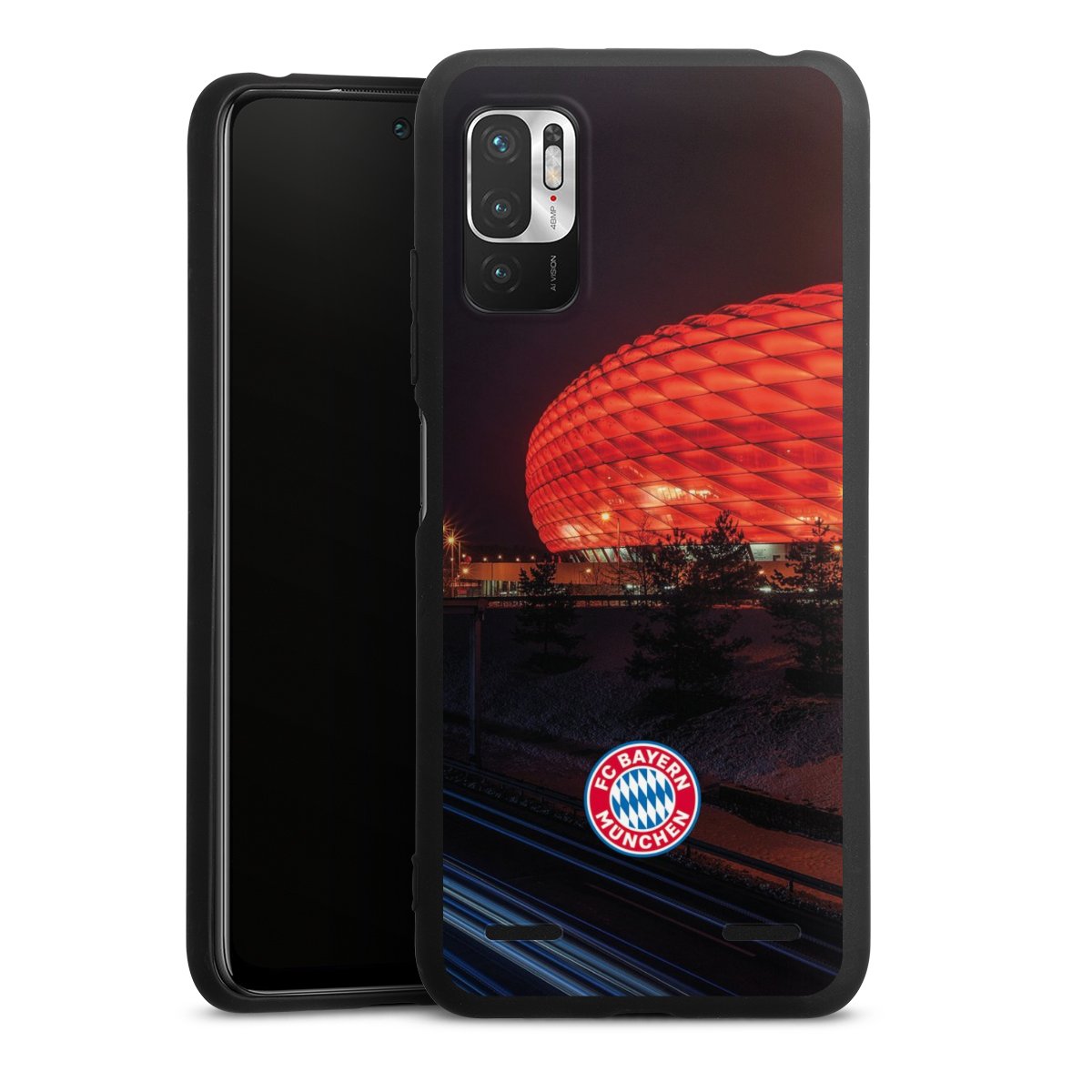 Allianz Arena bei Nacht FCB