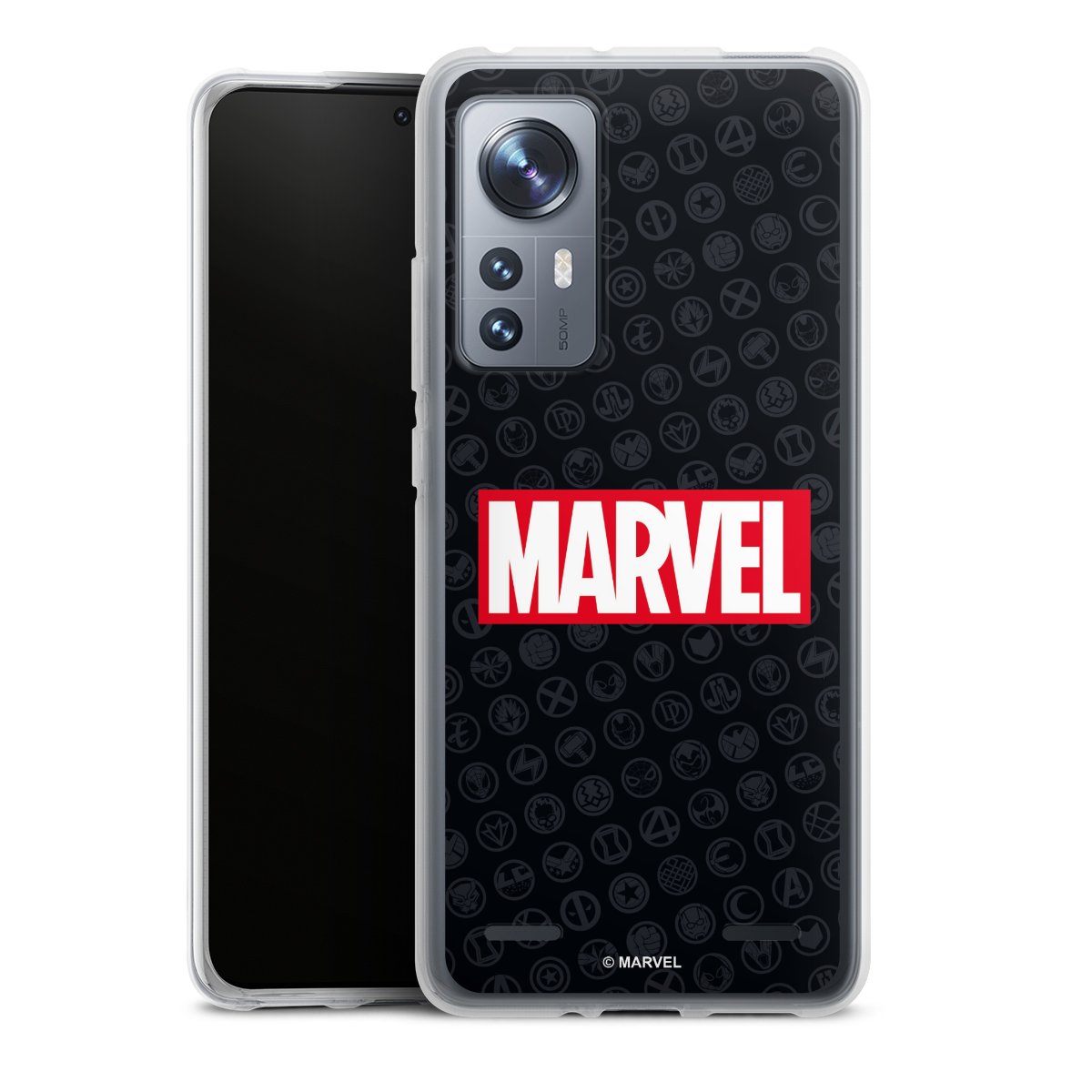 Marvel Logo Black Red 