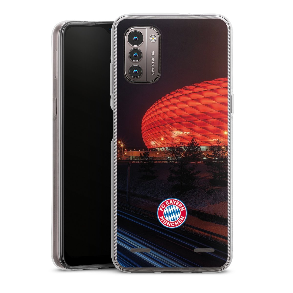 Allianz Arena bei Nacht FCB