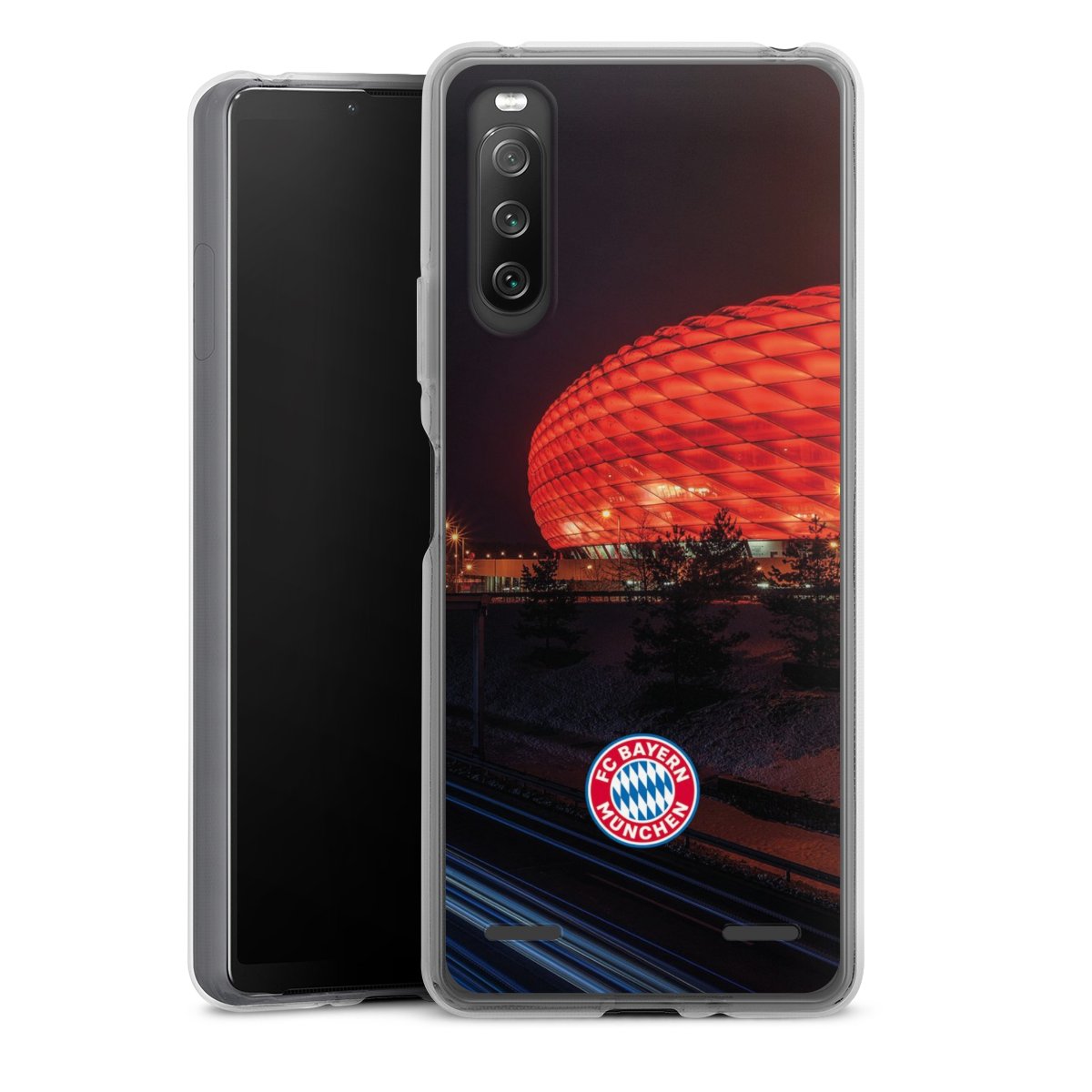 Allianz Arena bei Nacht FCB