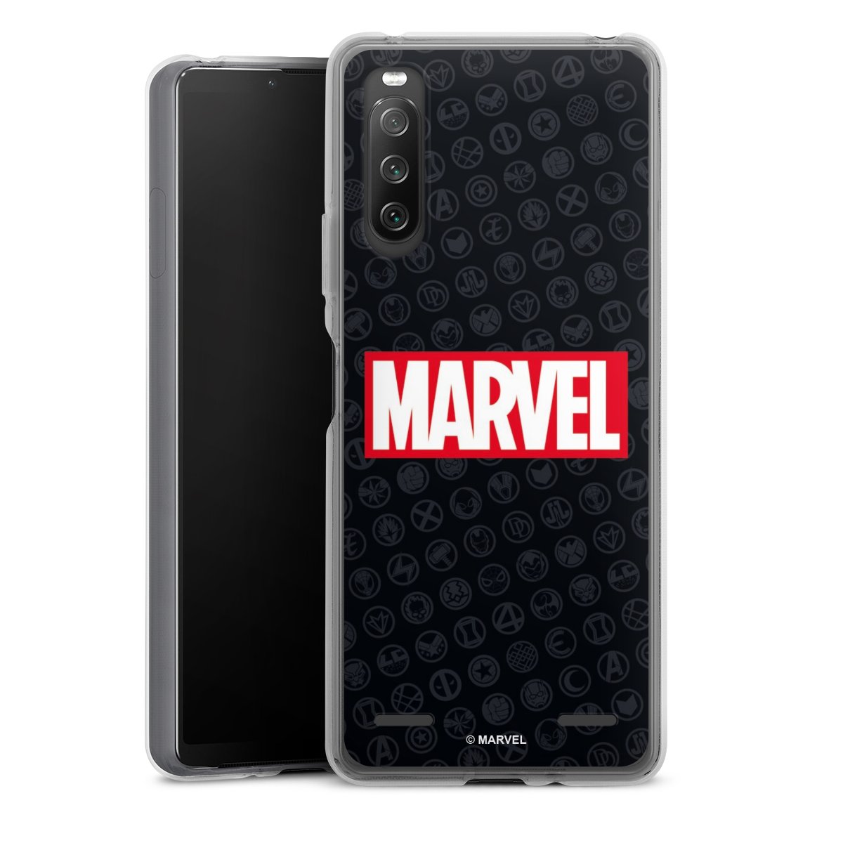 Marvel Logo Black Red 